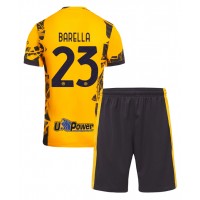 Inter Milan Nicolo Barella #23 Fußballbekleidung 3rd trikot Kinder 2024-25 Kurzarm (+ kurze hosen)